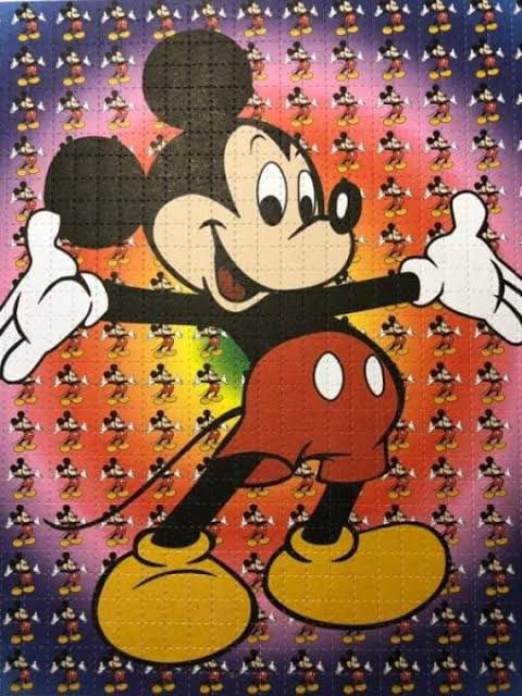 Trippy Mickey Mouse Lsd Blotter