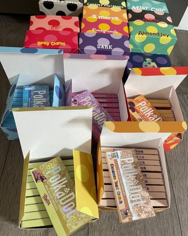 Polka Dot Mushroom Chocolate Bar (10,000mg)